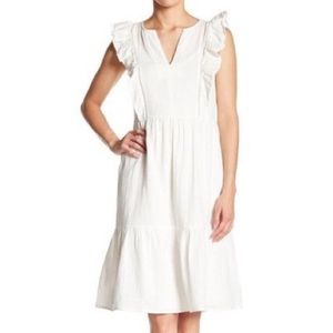 Spirit of Grace Ruffle Sleeve Gauze Dress Sz XL